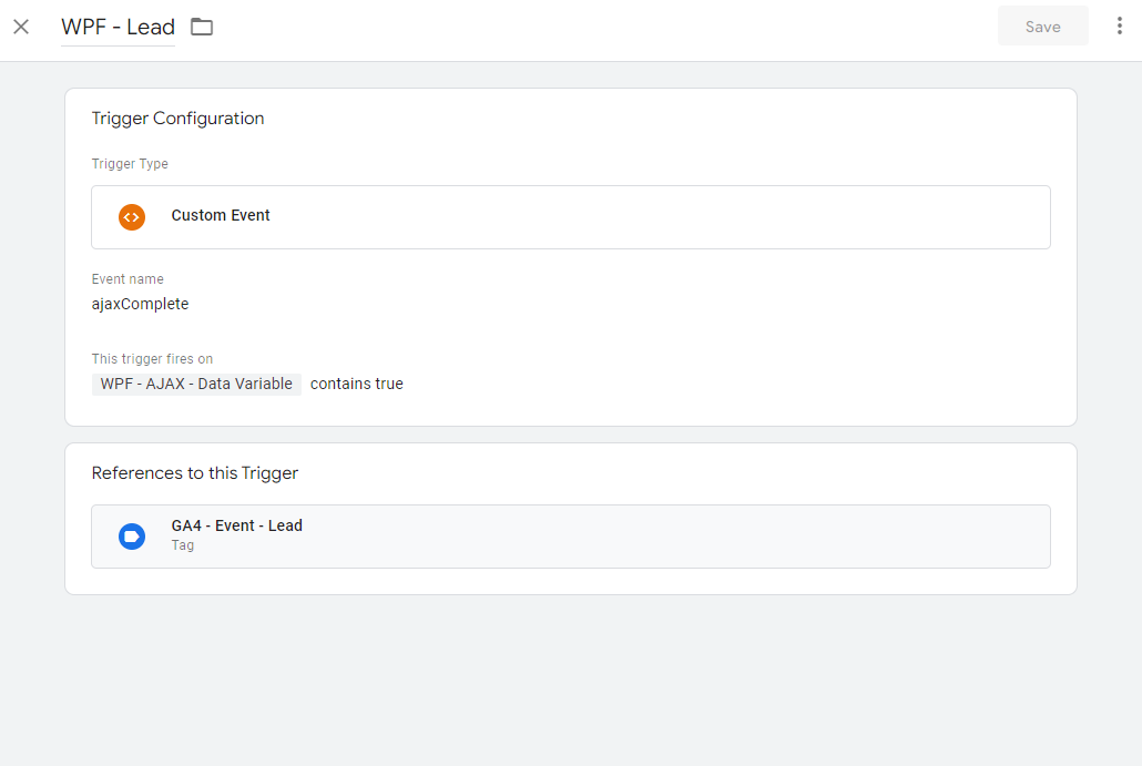 Google Tag Manager - Create a Custom Trigger