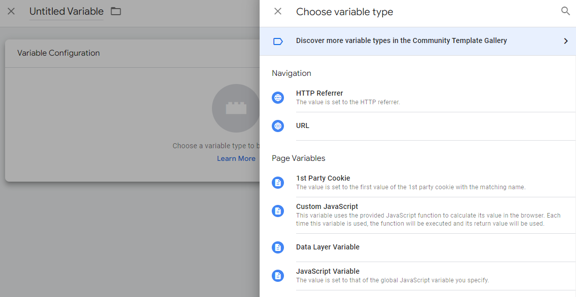 Google Tag Manager - Create a Custom Variable